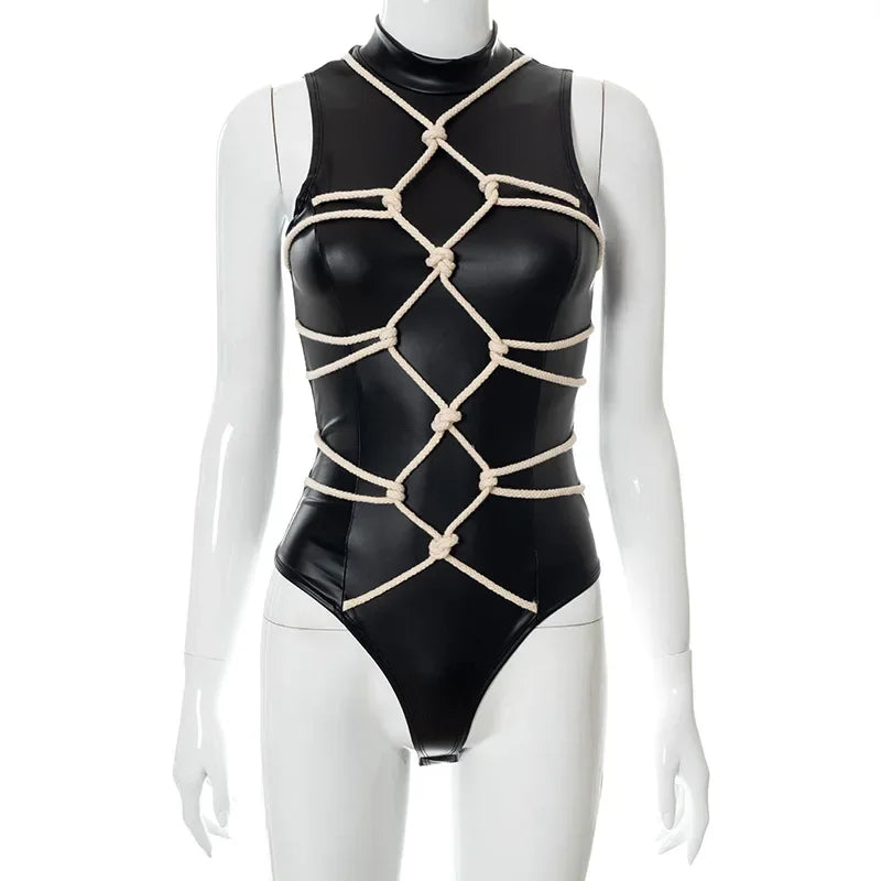 Mono Bodycon Sexy de Verano para Mujeres | Jumpsuit Sin Mangas para Fiesta