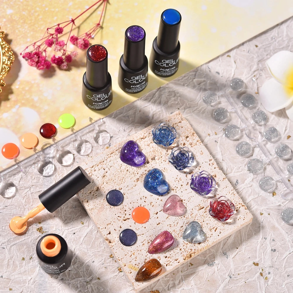 Tabla de Muestra de Esmalte de Uñas - Soporte para Muestras de Color de Uñas, Tarjetas de Tips Falsos, 48/120/240 Piezas