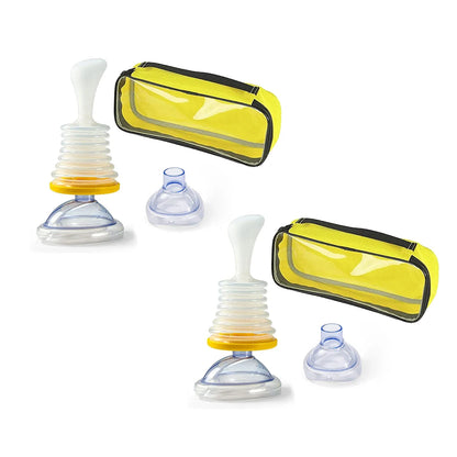Kit de Primeros Auxilios para Asfixia para Adultos y Niños, Dispositivo de Rescate para Asfixia en el Hogar, Kit de Rescate de 2 Tamaños, 4 Unids/Set
