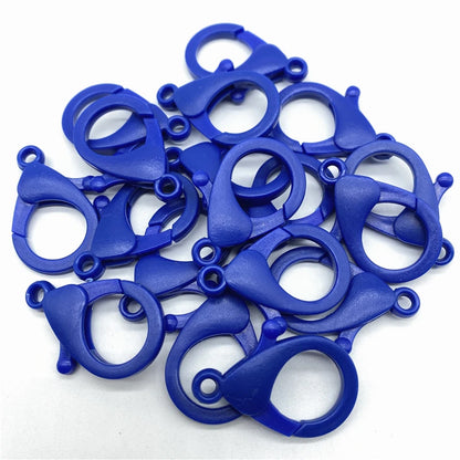 Ganchos de Cierre de Langosta de Plástico - Conectores de Extremo de Llavero para Fabricación de Joyas - 10 Piezas de 25x35mm - Accesorios para Pulsera DIY