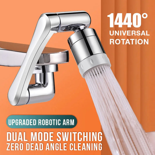 Extensor de Grifo Rotatorio 1080° | Cabezal Pulverizador Multifuncional para Cocina y Baño