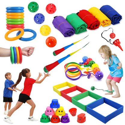 Juguetes de Entrenamiento Sensorial y Equilibrio para Niños | Juegos al Aire Libre para Niños de 3-6 Años