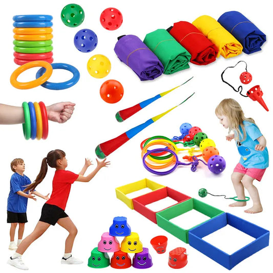 Juguetes de Entrenamiento Sensorial y Equilibrio para Niños | Juegos al Aire Libre para Niños de 3-6 Años