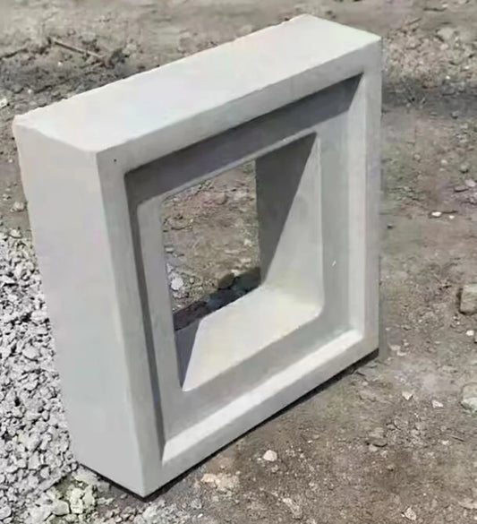 Molde reutilizable de plástico calado para pared de fondo de jardín, molde decorativo para camino de ladrillo hueco de cemento para suelo de jardín, bricolaje