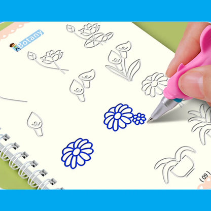 Cuaderno Mágico Reutilizable para Niños - Juguete Educativo Montessori de Escritura y Dibujo