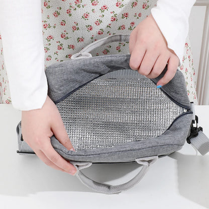 Bolsa de Almuerzo Portátil Aislada, Bolsa Térmica para Picnic, Menú, y Viajes, para Hombres, Mujeres y Niños
