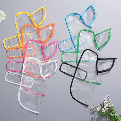 Chubasquero Impermeable para Mascotas, Chaqueta de Lluvia con Capucha para Perros Pequeños y Medianos, Poncho de Lluvia de Plástico Transparente para Cachorros