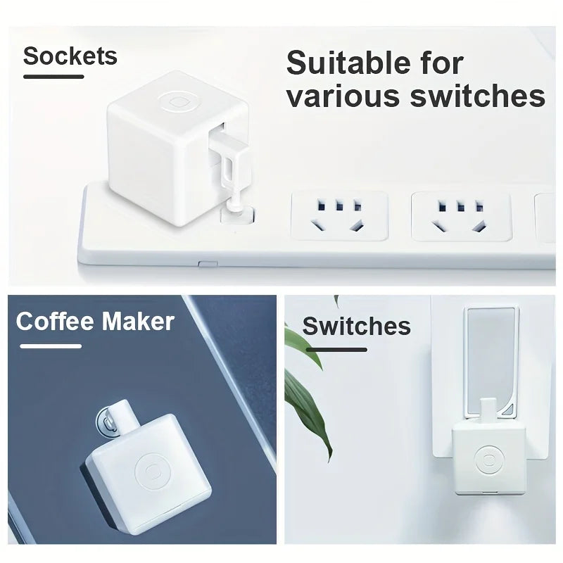 Interruptor Inteligente Fingerbot Plus con Control Táctil, Modo Zigbee Tuya, Control Remoto a Través de la Aplicación Smart Life, Compatible con Alexa, Google Home y Alice