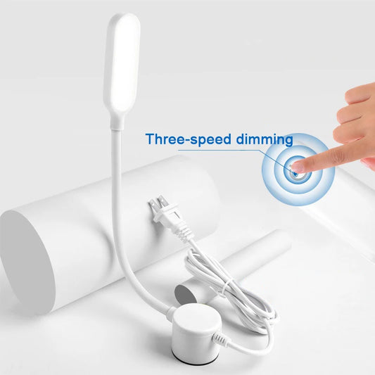 Lámpara LED Táctil con Dimming - Luz Flexible y Ajustable para Máquinas de Coser Industriales