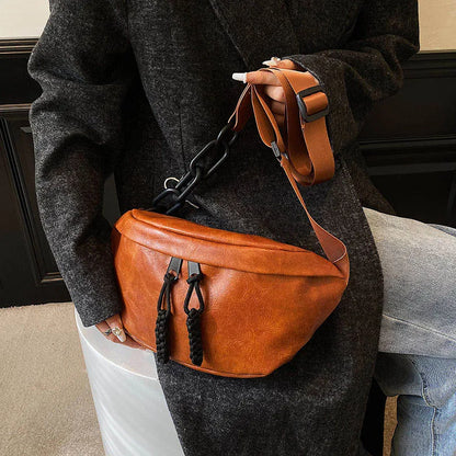 Riñonera de Moda para Mujer – Bolso de Cintura de Cuero, Bandolera o Crossbody de Diseño