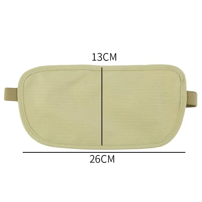 Cinturón de Seguridad Invisible para Viaje - Bolsa de Cintura Oculta para Dinero, Pasaporte y Artículos de Valor, Banda de Seguridad para Viajes
