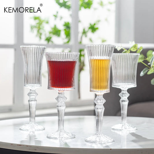 Copa de Cóctel Transparente Creativa - Versátil para Vino, Champán, Agua, Jugo, Café y Leche, Ideal para Fiesta y Bar, Capacidad de 150ML