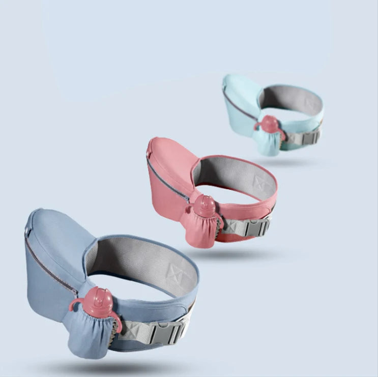 Nuevo Portabebés Ergonómico 3 en 1 para Bebés de 0 a 48 Meses - Asiento de Cadera, Envoltura Frontal y Marsupio Ergonómico
