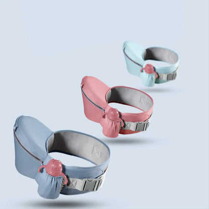 Nuevo Portabebés Ergonómico 3 en 1 para Bebés de 0 a 48 Meses - Asiento de Cadera, Envoltura Frontal y Marsupio Ergonómico