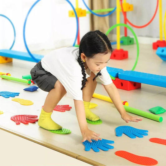 Juguetes Educativos de Juego Sensorial para Niños - Juguetes de Actividad para Mano y Pie, Juego de Interior y Exterior