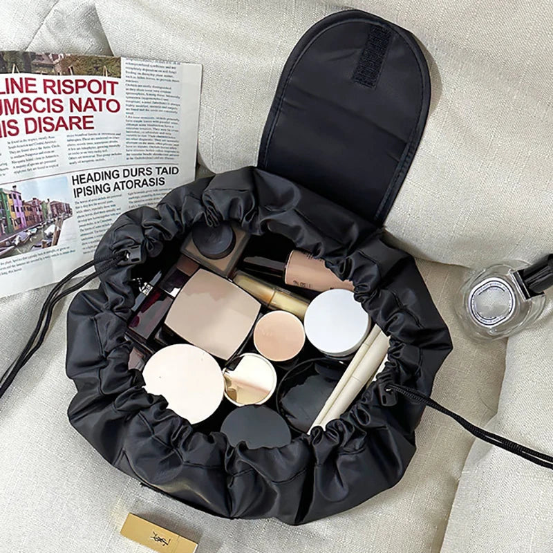 Neceser Cosmético de Cuerda para Mujeres - Organizador de Maquillaje Portátil Impermeable para Viajes