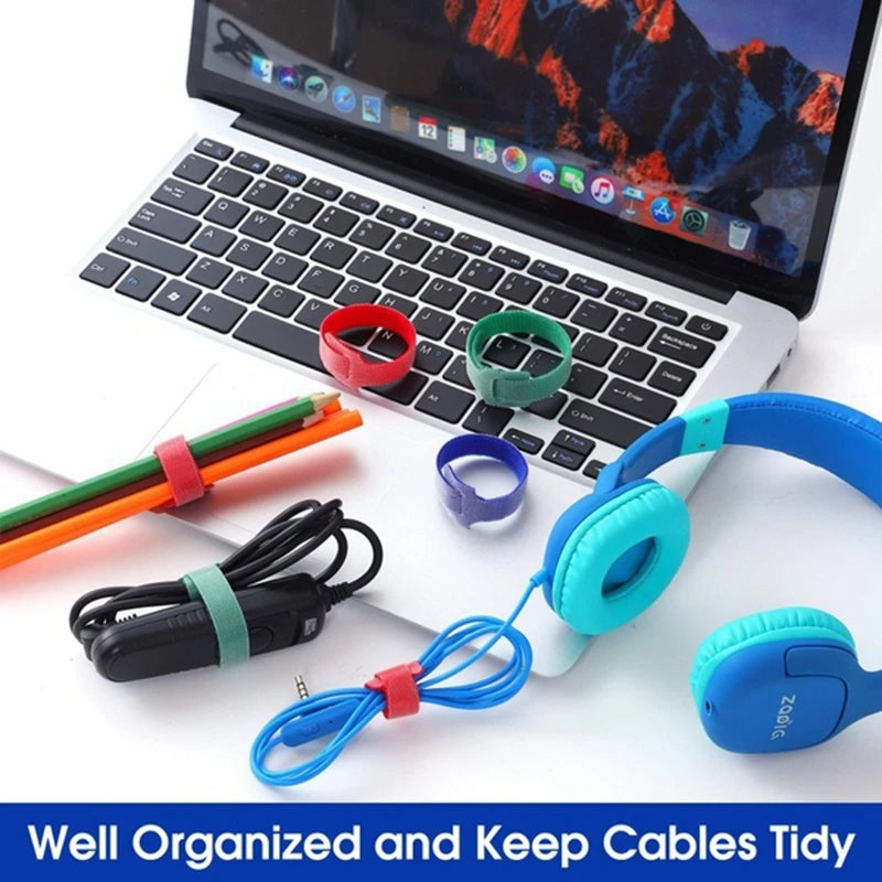 Organizador de Cables Kerokuru - Gestión de Cables, Enrollador y Protector de Cinta para Teléfonos y Accesorios