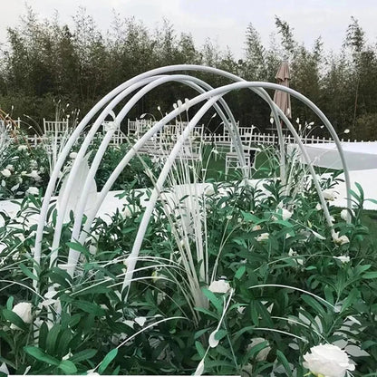 Tubo de PVC para Decoración de Fiestas - Moldura Plástica de Aluminio de 5M para Bodas, Baby Shower, Cumpleaños y Navidad