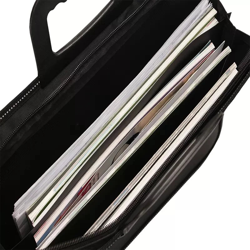 Maletín de Gran Capacidad para Documentos A4 - Bolsa de Oficina, Bolsa de Información, Resistente y Organizada