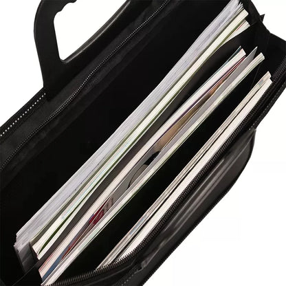 Maletín de Gran Capacidad para Documentos A4 - Bolsa de Oficina, Bolsa de Información, Resistente y Organizada