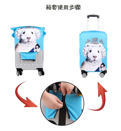 Funda Protectora de Maleta Stitch | Cubierta Resistente y Elástica | Diseño Kawaii
