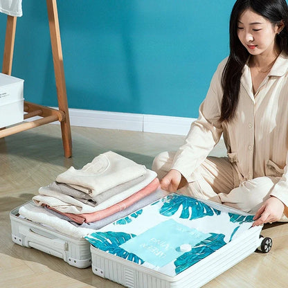 Bolsa de Almacenamiento de Gran Capacidad | Bolsa de Compresión al Vacío Ligera y A Prueba de Polvo | Organizador para Mantas y Ropa, Bolsa de Almacenaje Durable