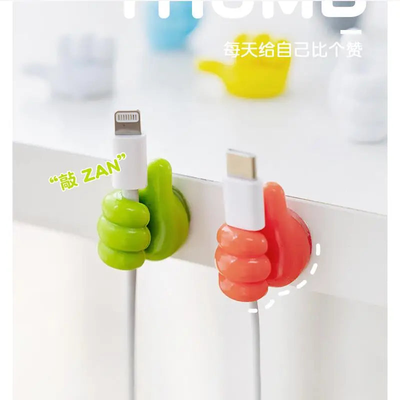 10 Piezas de Clips Organizador de Cables de Silicona - Soporte para USB, Auriculares y Mouse