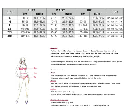 Traje de Baño Push-Up para Mujer de Dos Piezas con Tirante de Un Hombro - Monokini Negro