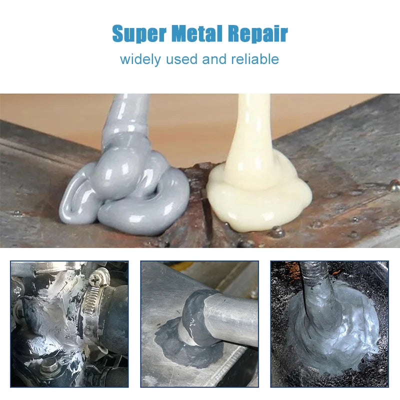 Pegamento de Reparación para Fundición de Metal AB – Resistente a Altas Temperaturas, Relleno de Defectos de Fundición y Adhesivo Industrial