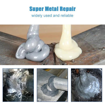 Pegamento de Reparación para Fundición de Metal AB – Resistente a Altas Temperaturas, Relleno de Defectos de Fundición y Adhesivo Industrial