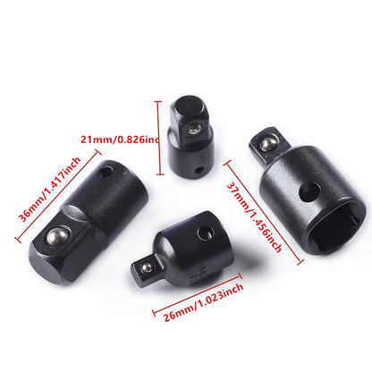 Juego de Adaptadores de Impacto y Reductores 12pcs | Set de Extensión para Taladro, Convierte Tu Taladro en Atornillador de Alta Velocidad, 1/4"