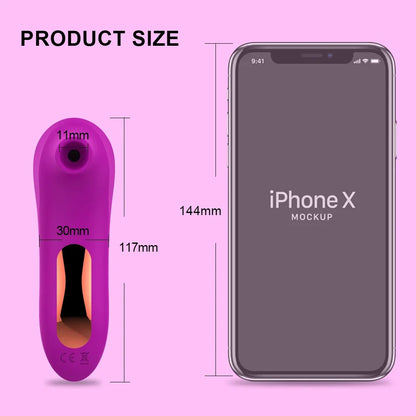 Vibrador Estimulador de Clítoris con Lengua Lamiendo y Succión – Juguete Sexual para Mujeres, 7 Modos de Placer y Diseño Ergonómico