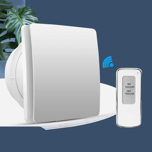 Extractor de Aire de Alta Velocidad 4/6 Pulgadas para Baño, Cocina y Ventana con Control Remoto