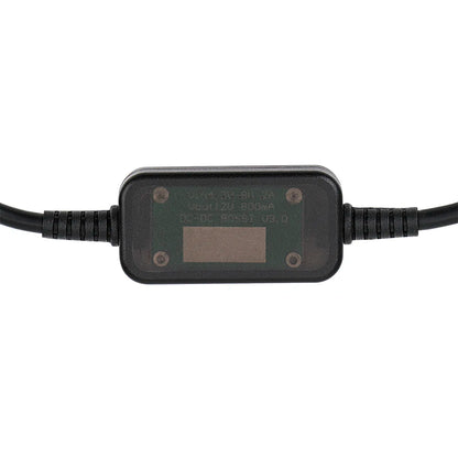 Adaptador Convertidor de Cable de Cargador para Coche - Enchufe de Encendedor de Cigarrillos USB 5V a 12V