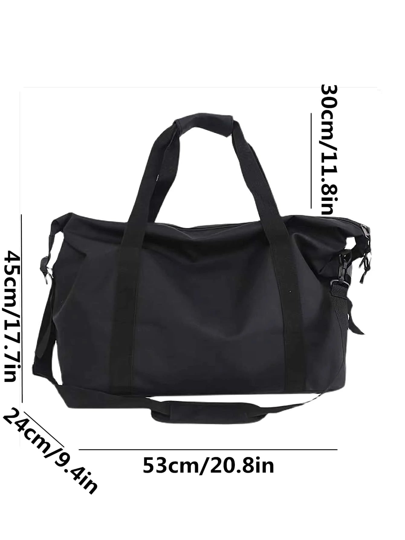 Bolsa de Viaje de Mano con Gran Capacidad, Bolsa Deportiva y de Fitness Ligera, Bolsa Crossbody para Viajes y Almacenaje