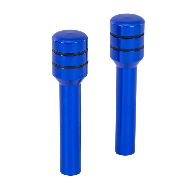 Juego de 2/4 Piezas de Cubiertas para Pasadores de Cerradura de Puerta de Coche, Aleación de Aluminio, Universales para Autos y Camiones, Compatible con Toyota