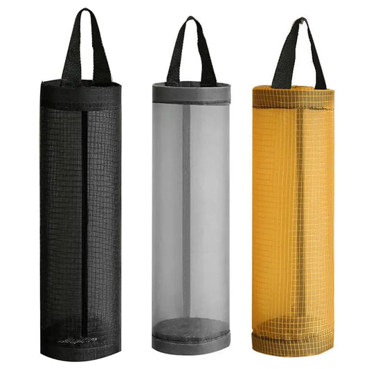 Soporte para Bolsas de Comestibles | Dispensador de Bolsas de Plástico de Montaje en Pared | Organizador Colgante para Cocina