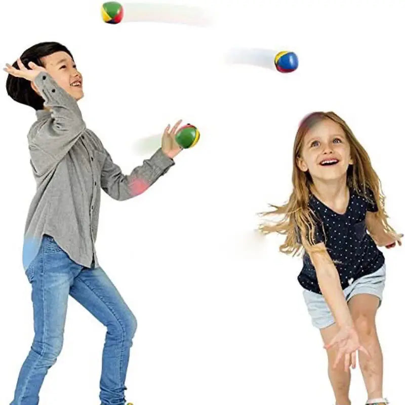 Juguetes de Circo para Niños y Adultos - Set de Pelotas de Malabares de 3-6 Piezas con Diseño de 4 Paneles