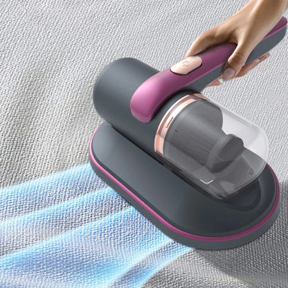 Aspiradora de Colchones Portátil con Luz Ultravioleta - Eliminador de Ácaros Inalámbrico y Recargable USB