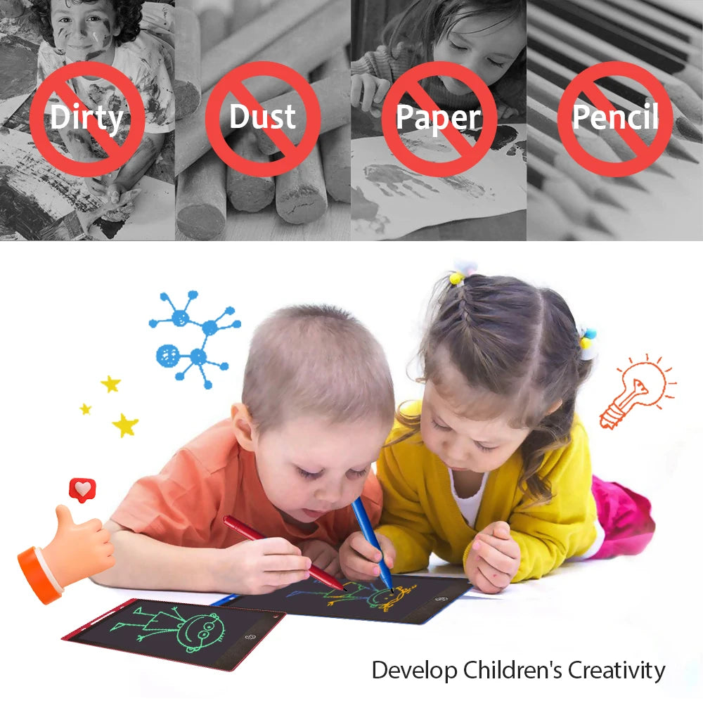 Tableta de Escritura LCD de 8.5" - Pizarra Gráfica Colorida Ultra Fina y Portátil, Regalo Perfecto para Niños