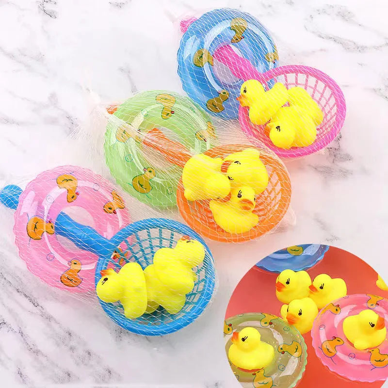 Juguetes de Baño para Niños - Pato de Goma con Sonido, Juguetes Flotantes para la Hora del Baño, Juegos de Agua para Niños