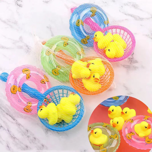 Juguetes de Baño para Niños - Pato de Goma con Sonido, Juguetes Flotantes para la Hora del Baño, Juegos de Agua para Niños