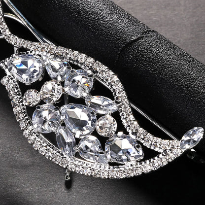 Marco de Gafas Geométricas de Cristal Stonefans para Mujeres | Joyería de Fiesta y Accesorios de Novia  con Brillantes