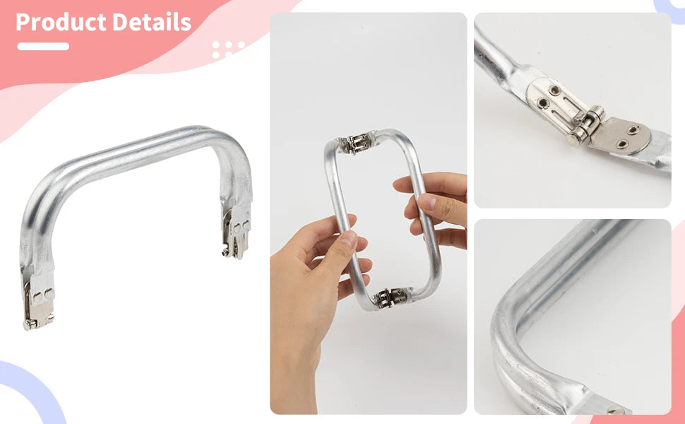 Marco Metálico para Bolso con Cierre de Beso para DIY – Accesorios para Costura de Bolsos y Carteras