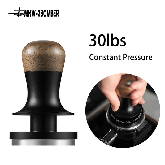 Herramienta de Barista Calibrada para Espresso (51mm, 53mm, 58mm)