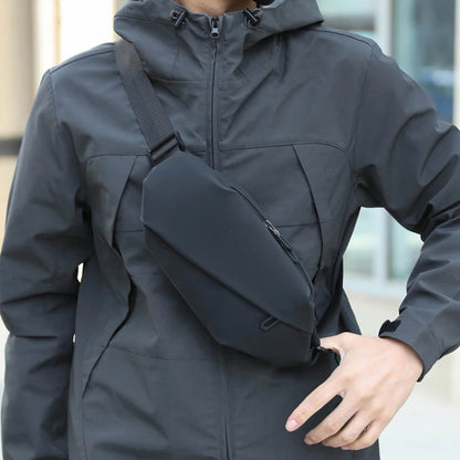Bolso de Cintura para Hombre - Fanny Pack Minimalista para Deportes y Running, Resistente al Agua y Estilo Crossbody
