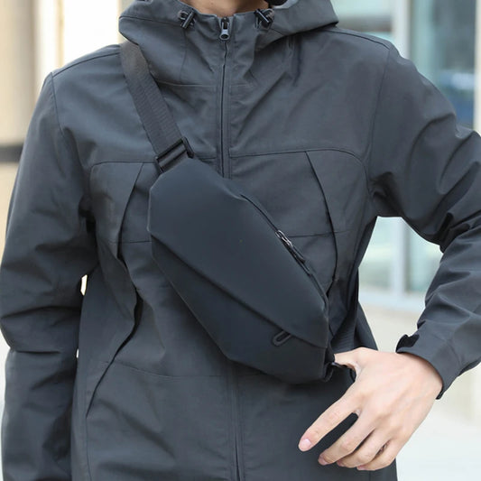 Bolso de Cintura para Hombre - Fanny Pack Minimalista para Deportes y Running, Resistente al Agua y Estilo Crossbody