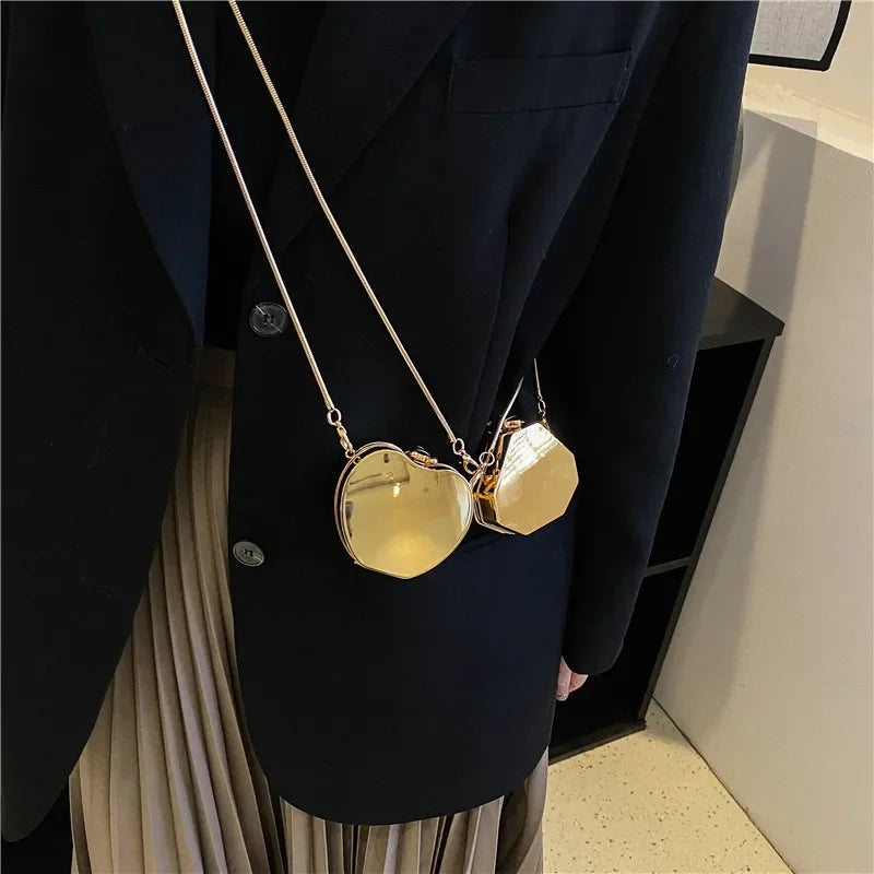 Bolso con pintalabios para mujer, bandolera de hombro de acrílico de alta calidad, mini bolso cruzado de diseñador, bonito monedero, novedad de 2024