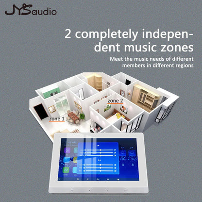 Amplificador de Sonido para Teatro en Casa Inteligente con WiFi y Bluetooth - Panel de Música Android Empotrado en Pared - Altavoces Estéreo Mini de Techo para Hotel y Residencial