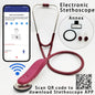 Estetoscopio Digital Inteligente Bluetooth Médico | Grabación, Almacenamiento y Consulta Remota | Ideal para Doctores y Enfermeros